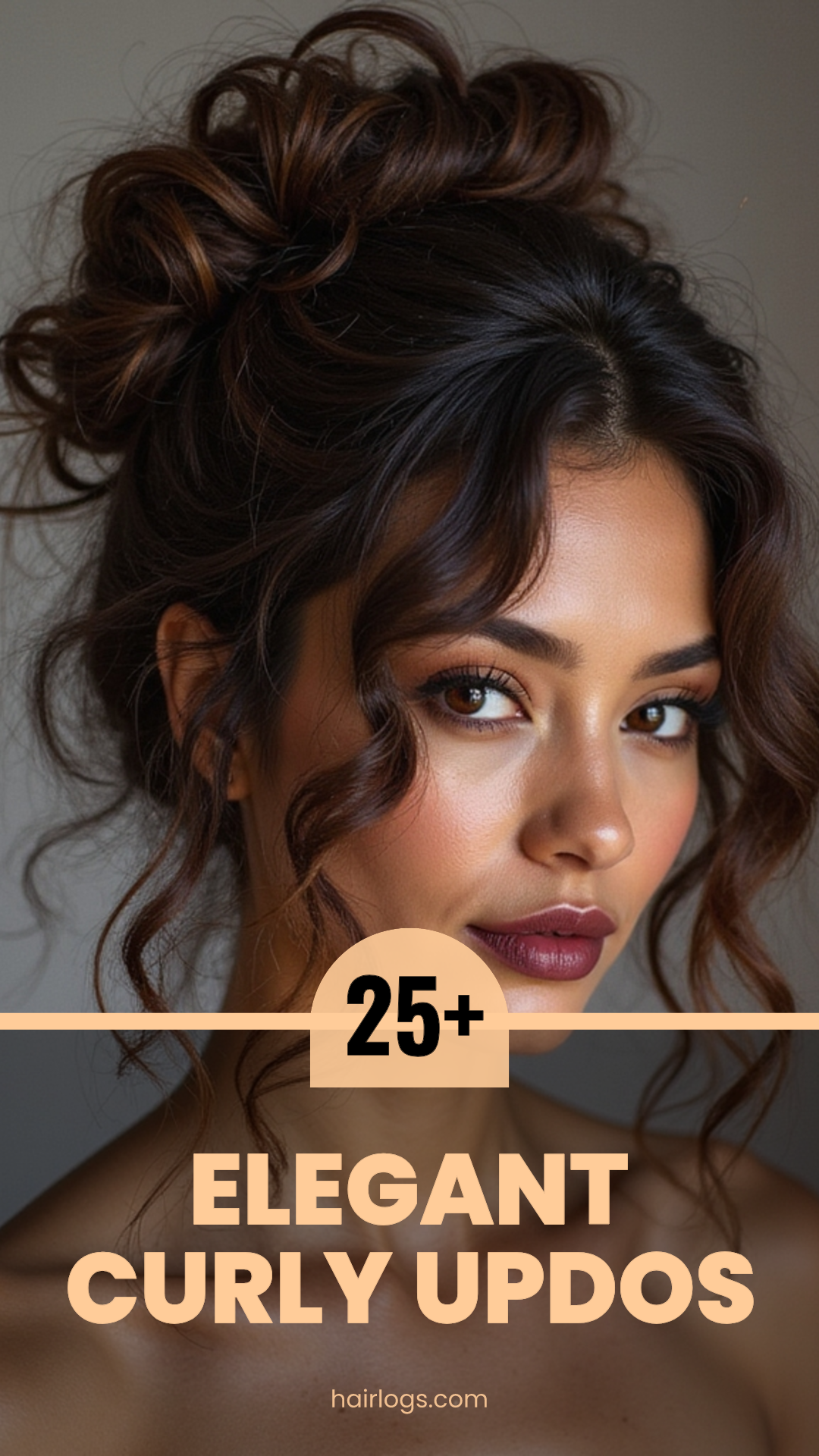 25+ Elegant Curly Updo Hairstyles For Parties