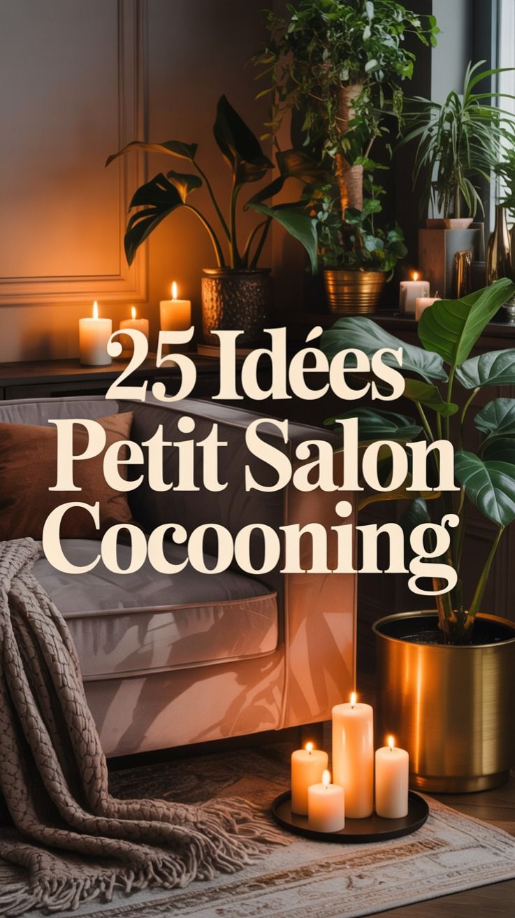 25 idées d’aménagement pour un petit salon cocooning et chaleureux