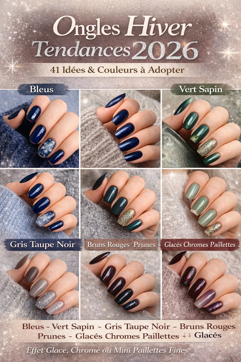 41 idées Ongles hiver tendance (2026)