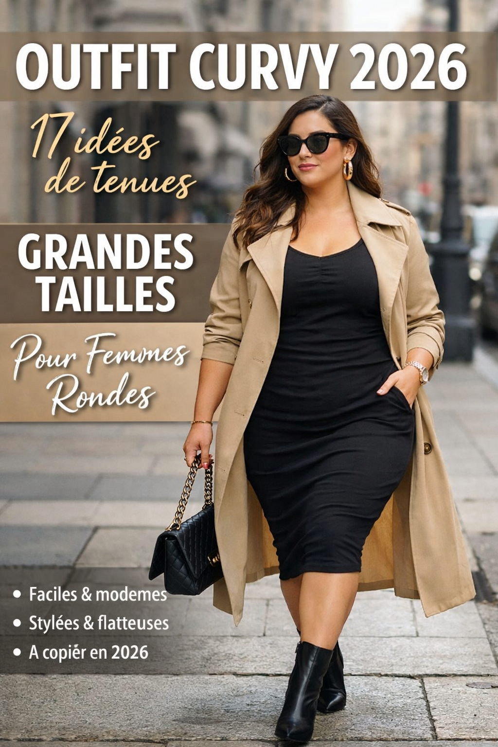 Outfit curvy 2026 : 17 idées de tenues grandes tailles pour femmes rondes
