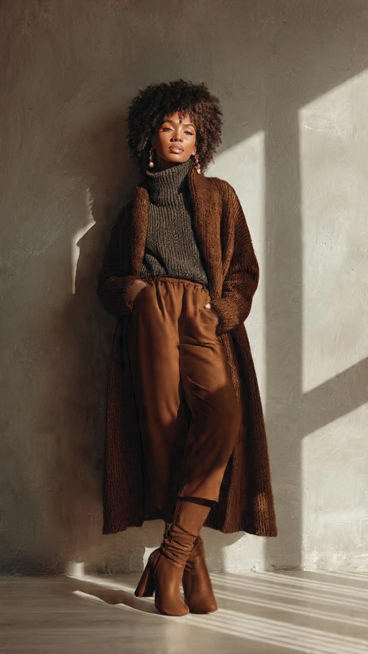 Look d’automne en pull oversize